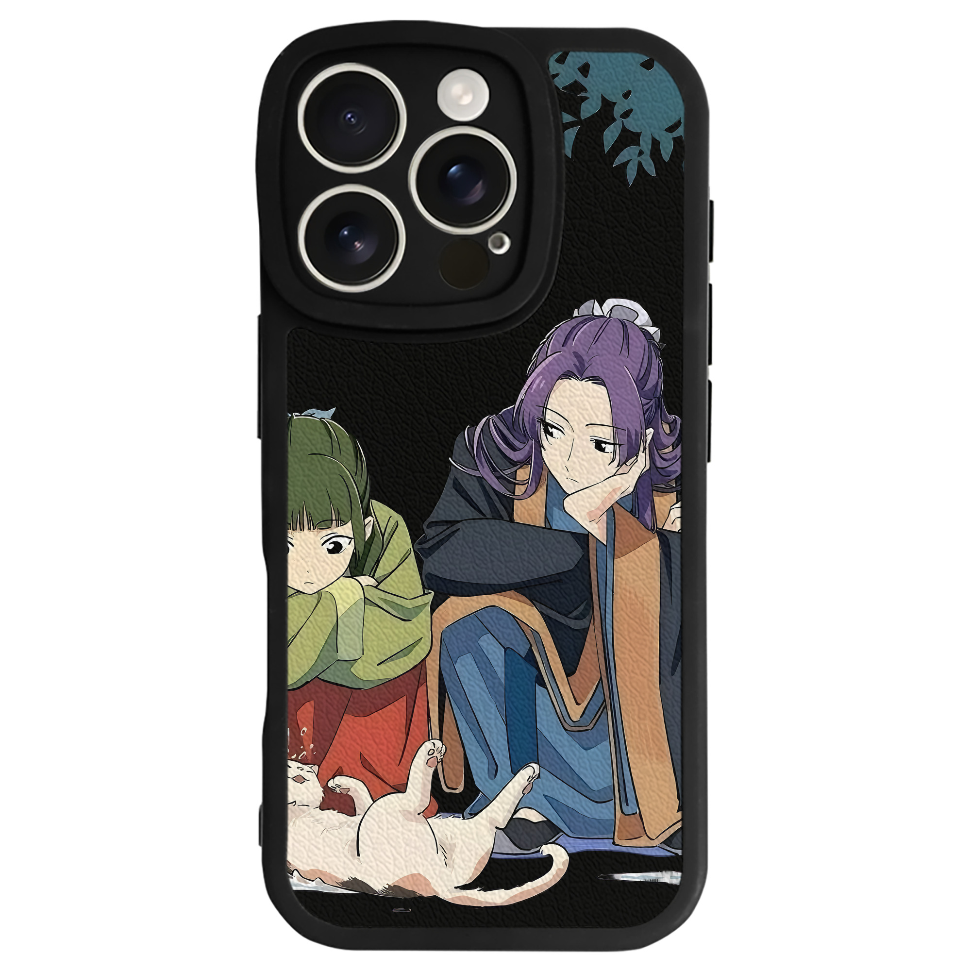 （画像用） 薬屋のひとりごと The Apothecary Diaries 【iPhone 16シリーズ対応】シリコンスマホケース（レザー調） 材質：シリコン